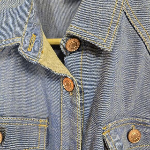 Cabi Workshop Jacket Womens XS Blue Denim Western Cowgirl Button-Up - Picture 7 of 11